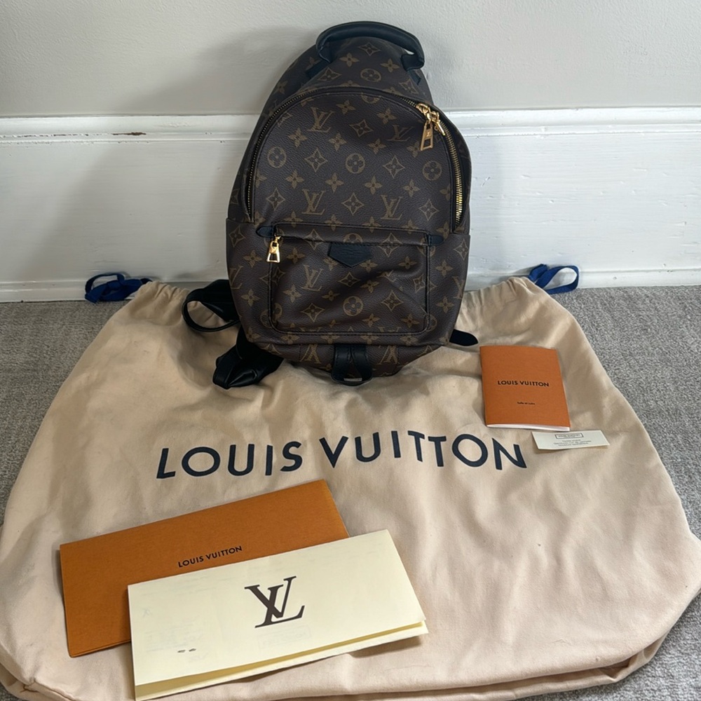 AUTHENTIC LOUIS VUITTON PALM SPRINGS PM BACKPACK w/ RECEIPT